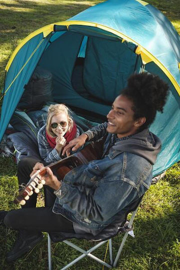 Bestway Summer Camping Igloo Tent Blue with Double Cloth for 4 People 310x240x130cm