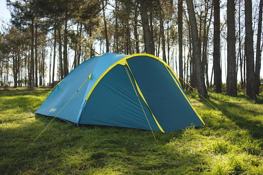 Bestway Summer Camping Igloo Tent Blue with Double Cloth for 4 People 310x240x130cm