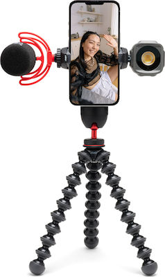 Joby Griptight Pro 3 Gorillapod Selfie Stick Τρίποδο Κινητού Μαύρο