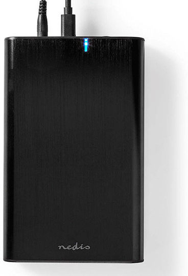 Nedis 233-2387 Case for Hard Drive 3.5" SATA III with Connection USB 3.2