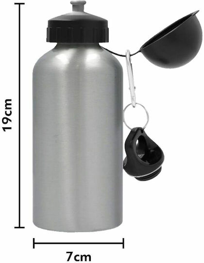 Koupakoupa Kids Water Bottle Super Mario Stainless Steel Silver 500ml
