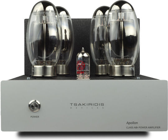 Tsakiridis Devices Apollon Ultra Λαμπάτος Τελικός Ενισχυτής Hi-Fi Mono 150W/8Ω Ασημί