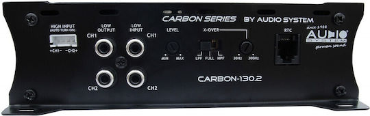 Audio System Carbon Ενισχυτής Αυτοκινήτου 2 Καναλιών