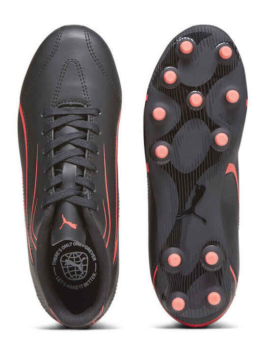 Vitoria FG/AG Kids Molded Soccer Shoes Black