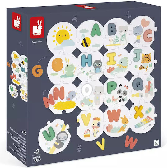 Lemnos Puzzle pentru Copii pentru 2+ Ani 28buc Janod