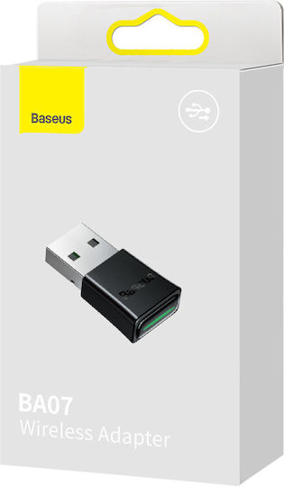 Baseus BA07 USB Bluetooth 5.3 Adapter με Εμβέλεια 20m