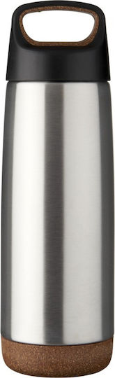 Pf Concept Μπουκάλι Θερμός Ανοξείδωτο 600ml Ασημί
