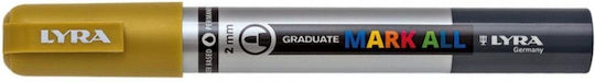 Lyra Marker Permanent 2mm Auriu