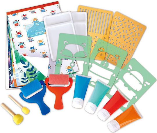 Hape Ζωγραφική Painting Fun για Παιδιά 3+ Ετών 16τμχ