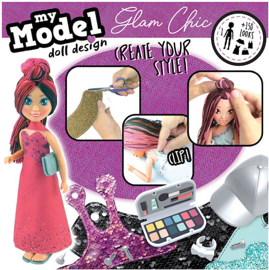 Educa Children's Craft Design Your Doll Glam Chic for Children 6+ years old Years