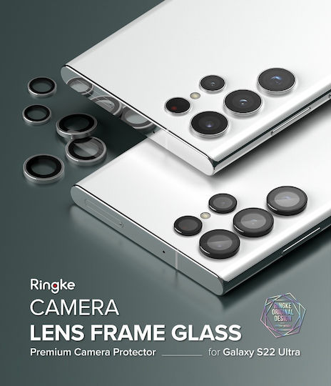 Ringke Frame Προστασία Κάμερας Tempered Glass Μαύρο για το Galaxy A34