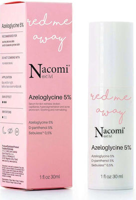 Nacomi Next Level Red Me Away Azeloglycine 5% Serum Gesicht für Akne 30ml