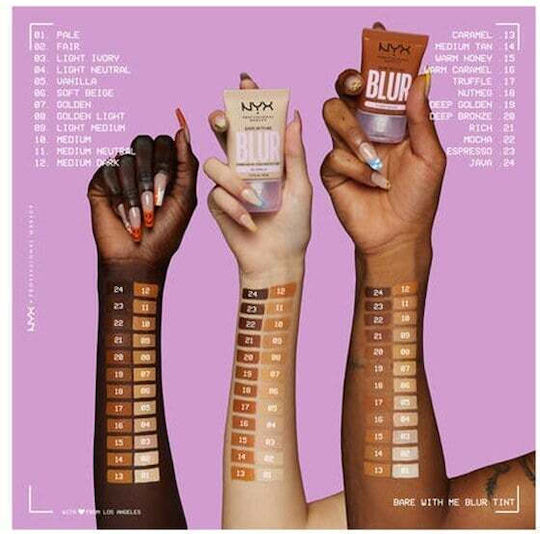 NYX Professional Makeup Bare With Me Blur Flüssig 04 Light Neutral 30ml