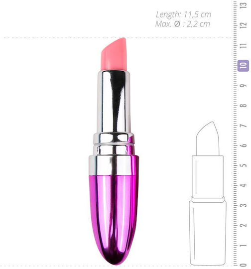 Lipstick Vibrator 12cm Pink