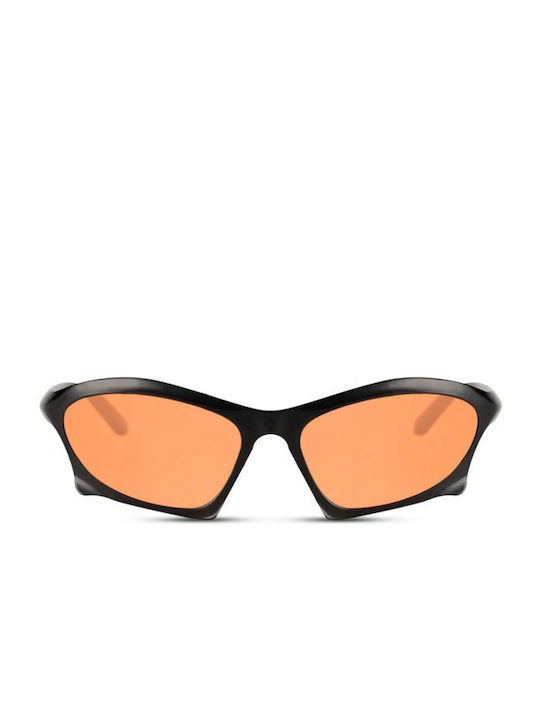 Solo-Solis Sonnenbrillen mit Schwarz Rahmen und Orange Linse NDL5025