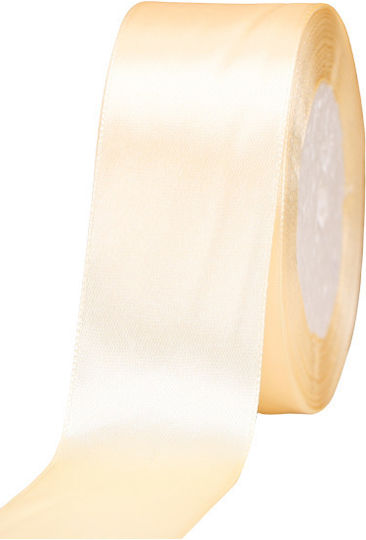 Satin Ribbon White 23m 1pcs
