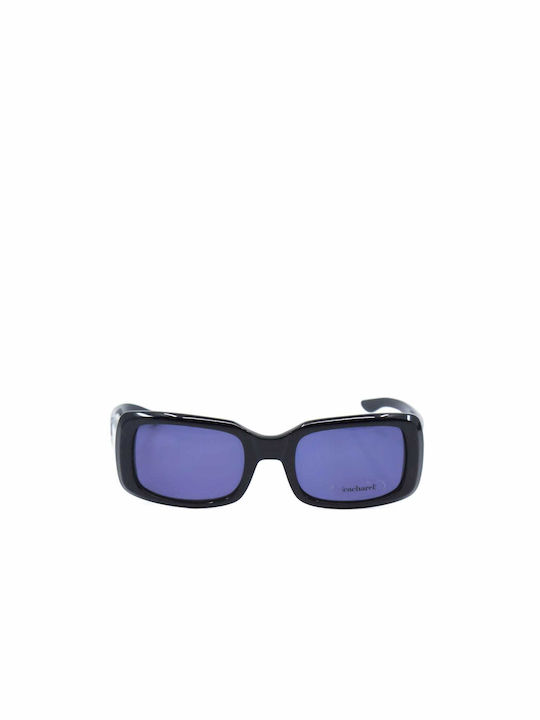 Cacharel Women's Sunglasses with Black Plastic Frame and Blue Lens CA0547 101