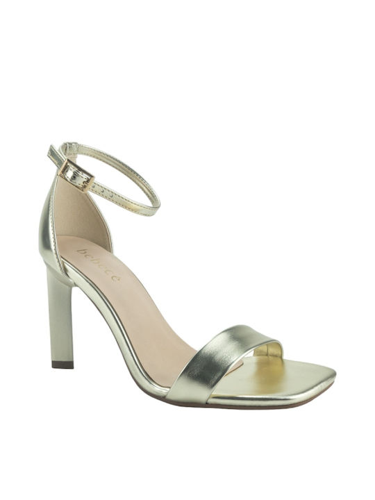 Bebece Damen Sandalen in Gold Farbe