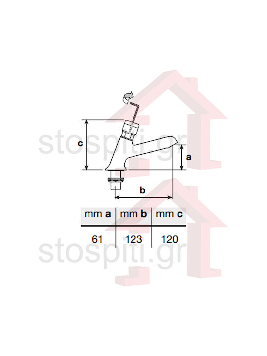 River Time Flow Sink Faucet Silver