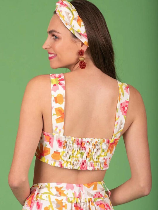 Women's Sleeveless Sport Blouse White