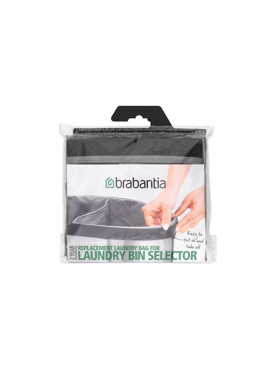 Brabantia Καλάθι Απλύτων Υφασμάτινο Πτυσσόμενο 55lt Γκρι
