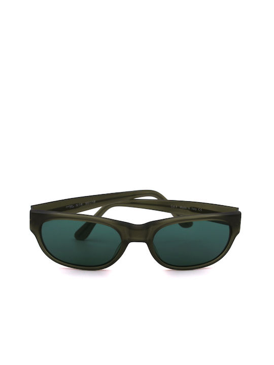 Cotton Club Ochelari de soare cu Verde Din plastic Rame și Verde Lentilă N14 4