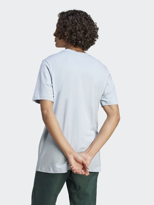 Adidas Ανδρικό T-shirt Κοντομάνικο Γαλάζιο