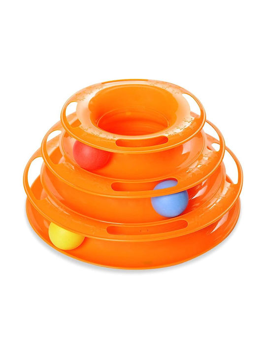 Denik Pets Katzenspielzeug Ball Orange