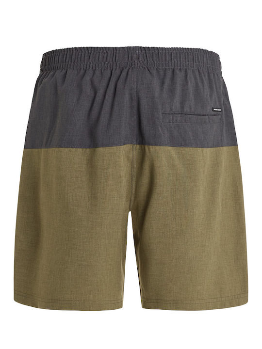 Herren Badehose Schwarz Monochrom
