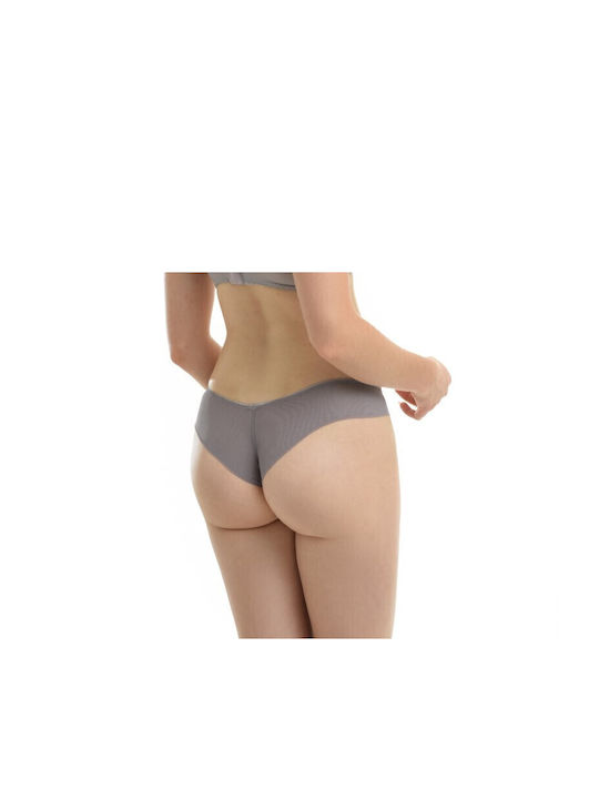 Miss Rosy Women's Brazil Seamless with Lace Beige