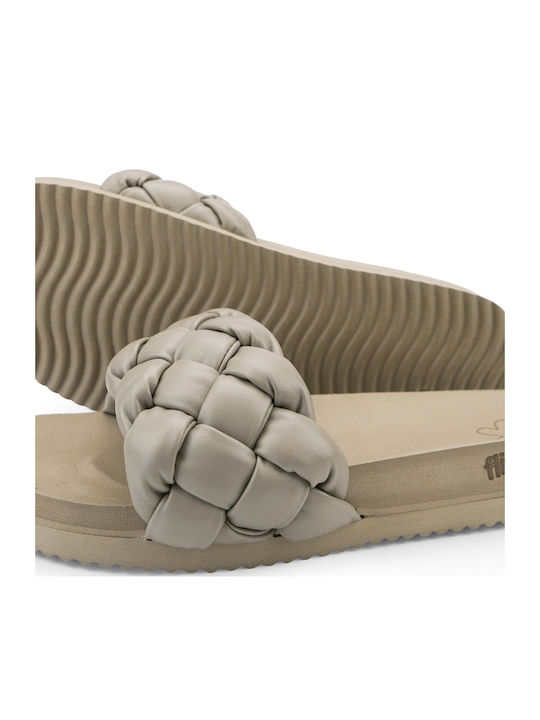 Women's Slides Weave Taupe