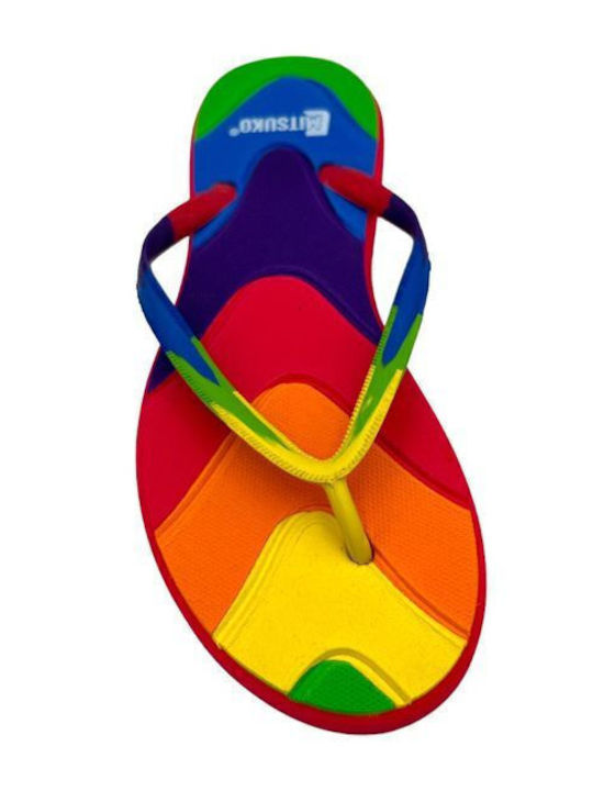 Frauen Flip Flops in Rot Farbe