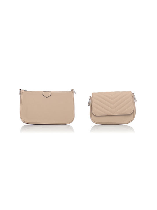 V-store Set Women's Bag Crossbody Beige