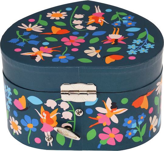 Rex London Wooden Kids Jewelery Box Fairies in the Garden