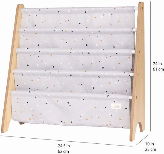Библиотека Подов Terrazzo Grey 25.4x25.4x61см