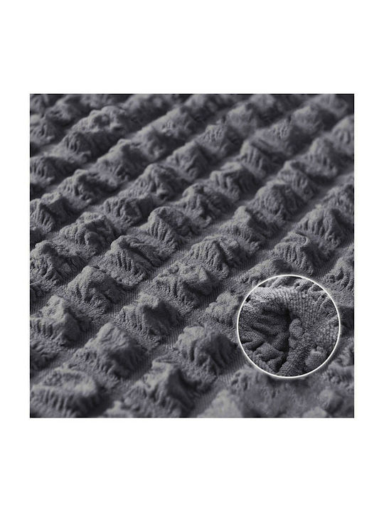 Mit Voulán Elastische Abdeckung für Wohnzimmerset Schwarz 1Stück SET-321-BLACK