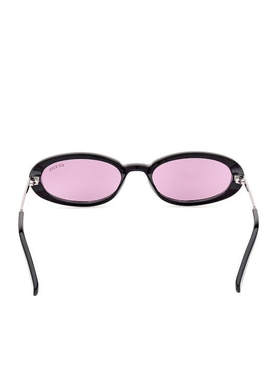 Guess Women's Sunglasses with Black Frame and Pink Lens GU8277 01Y