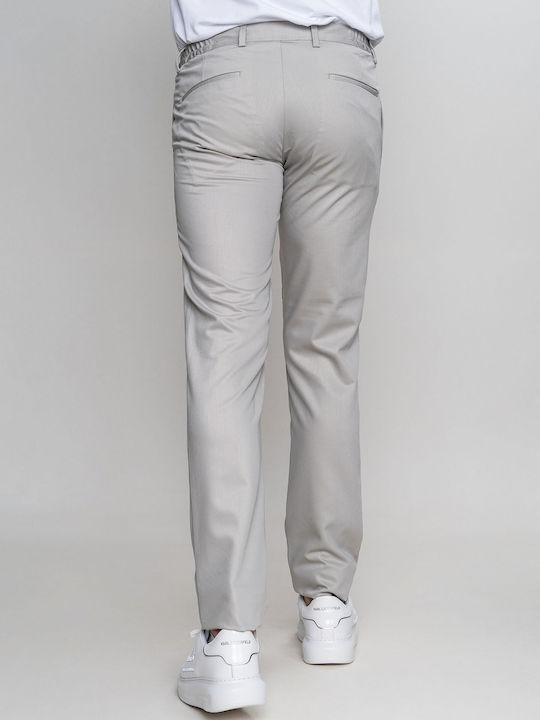 61 Chinohose Slim Fit Grau