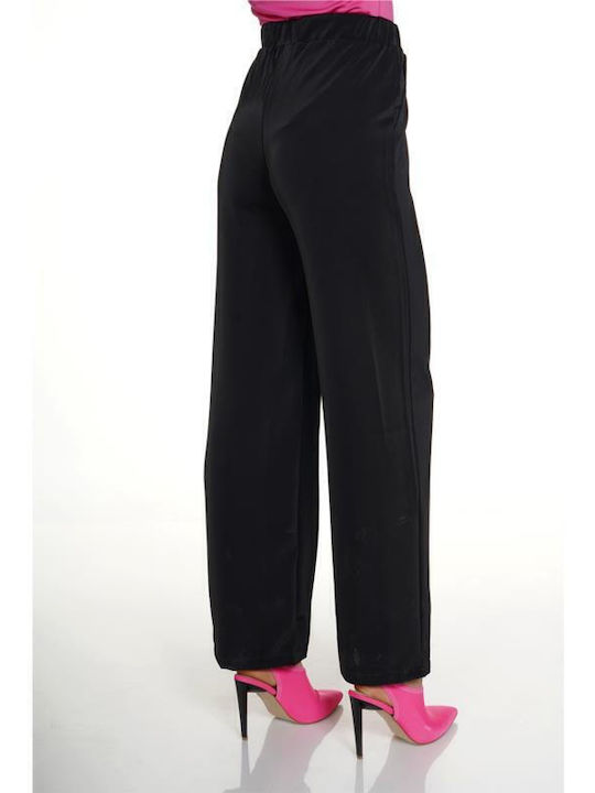 Women's Fabric Trousers Black