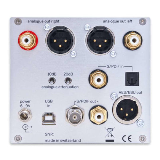 Weiss DAC204 DAC με Είσοδο USB Μαύρο