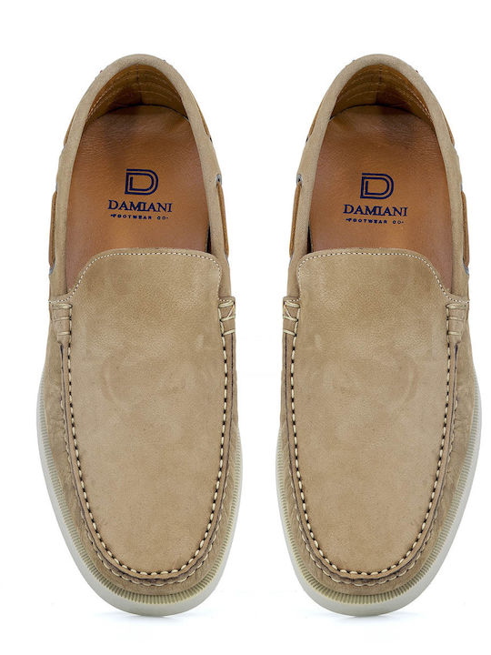 Men's Leather Loafers Beige