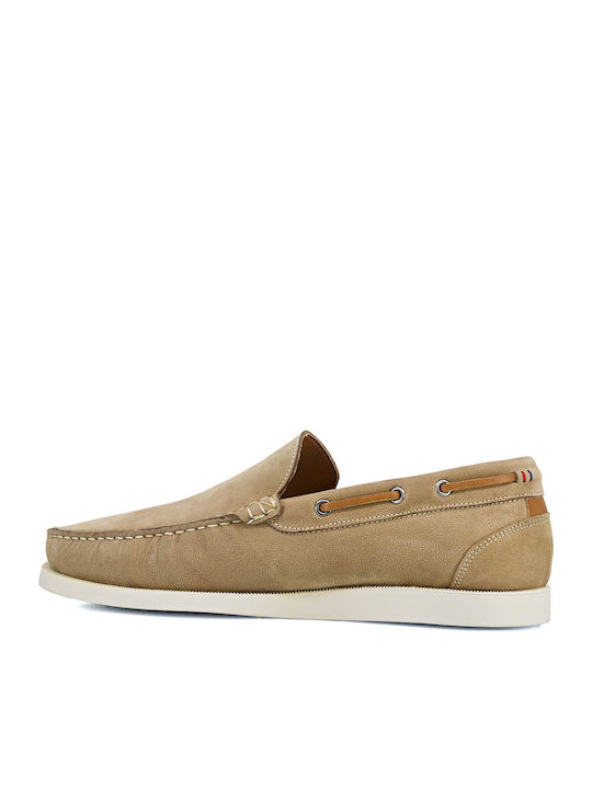 Men's Leather Loafers Beige
