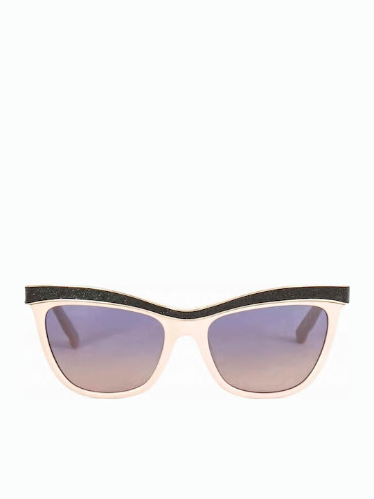 Swarovski Sunglasses Beige with Acetate Frame & Black Lens Swarovski Sunglasses Beige with Acetate Frame & Black Lens