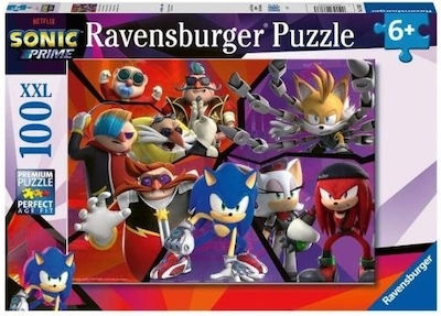 Παιδικό Puzzle Sonic 100pcs για 6+ Ετών Ravensburger