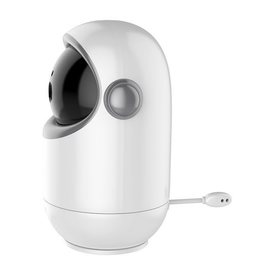 Techsuit Wireless Baby Monitor with Camera & Screen 3.2" , Two-way Communication & Lullabies