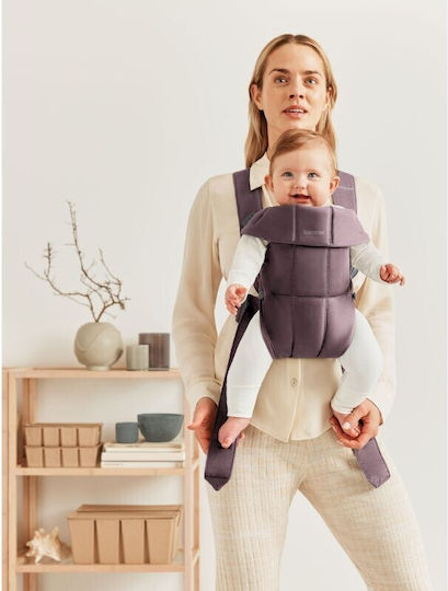 BabyBjorn Classic Carrier Mini Cotton Dark Purple with Maximum Weight 11kg