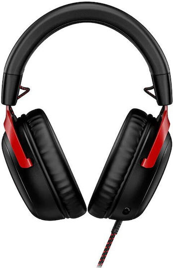 HyperX Cloud III Over Ear Gaming Headset with Connection 3.5mm / USB Black / Red