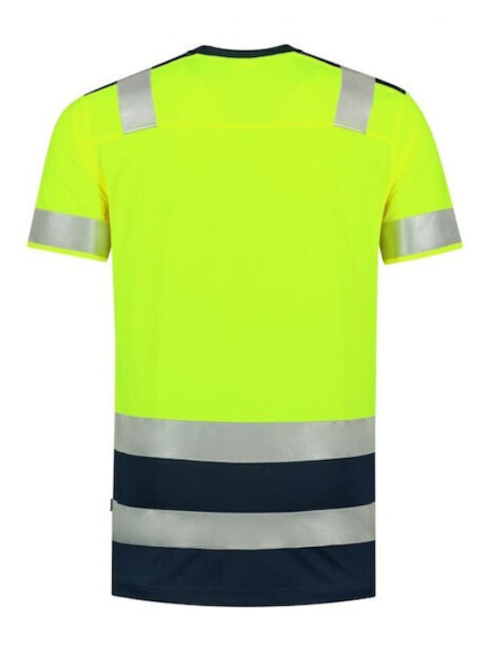 Tricorp T-Shirt Εργασίας Κίτρινο με Ανακλαστικές Ταινίες
