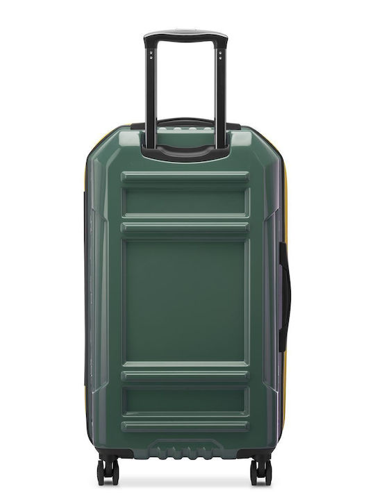 Delsey Rempart Μεγάλη Βαλίτσα Ταξιδίου Σκληρή Army με 4 Ρόδες Ύψους 73εκ.