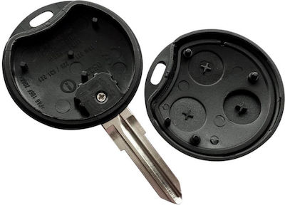 Car Key Shell with Blade with 3 Buttons for Smart